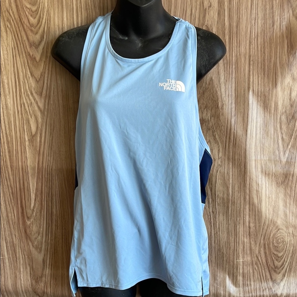 NWT women The North Face Light Blue Tank Top